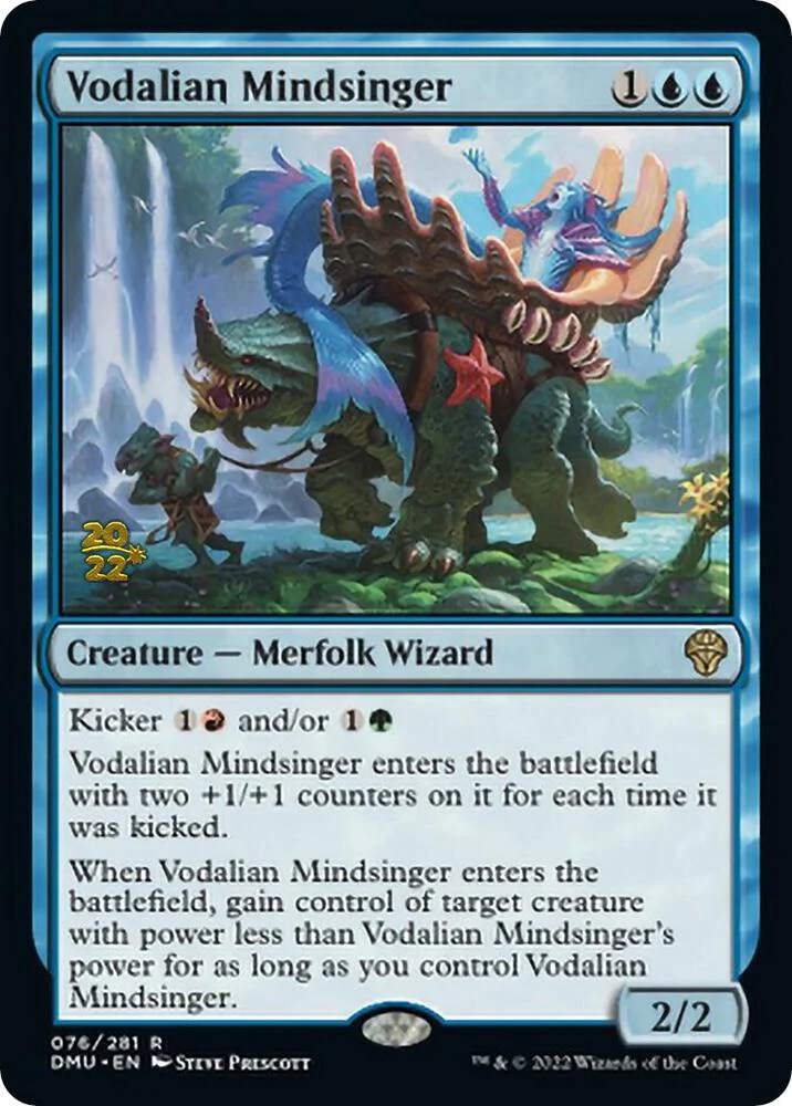 Vodalian Mindsinger 76s/161 (Prerelease Cards)  - Foil
