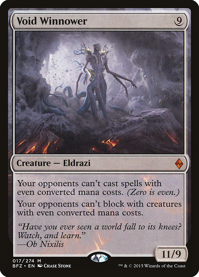 Void Winnower 17/274 (Battle for Zendikar)