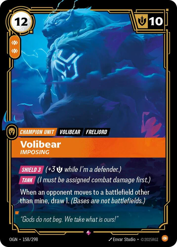 Volibear - Imposing 158/298 (Origins)  - Foil