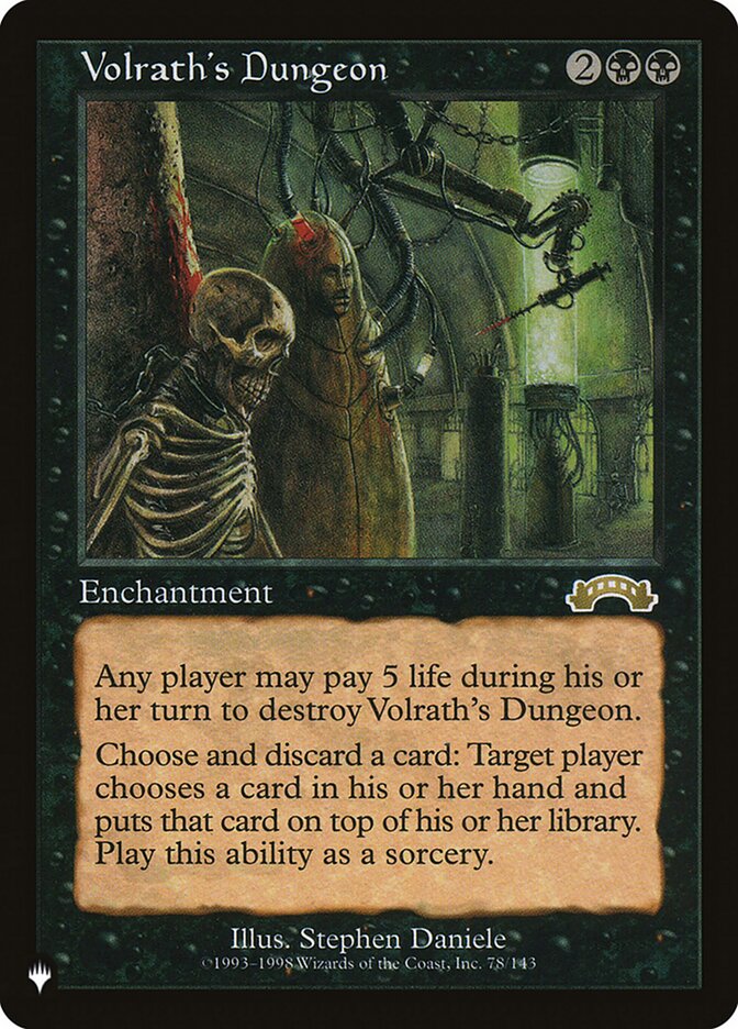 Volrath's Dungeon EXO-78/5075 (The List Reprints)