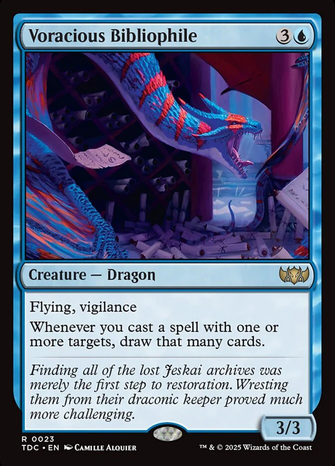 Voracious Bibliophile 23/413 (Commander: Tarkir: Dragonstorm)