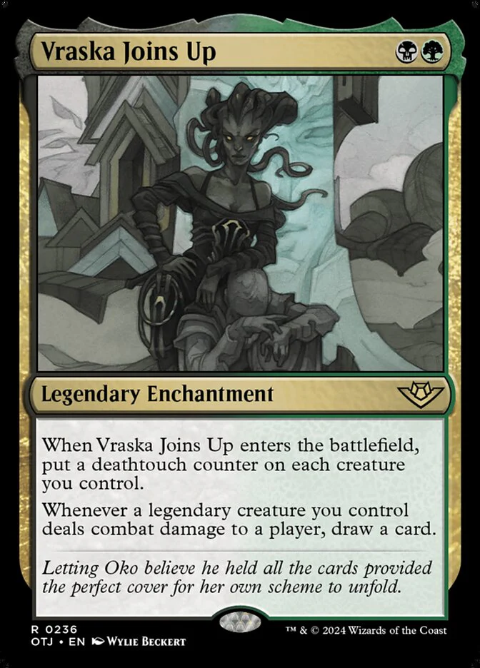 Vraska Joins Up 236/286 (Outlaws of Thunder Junction)