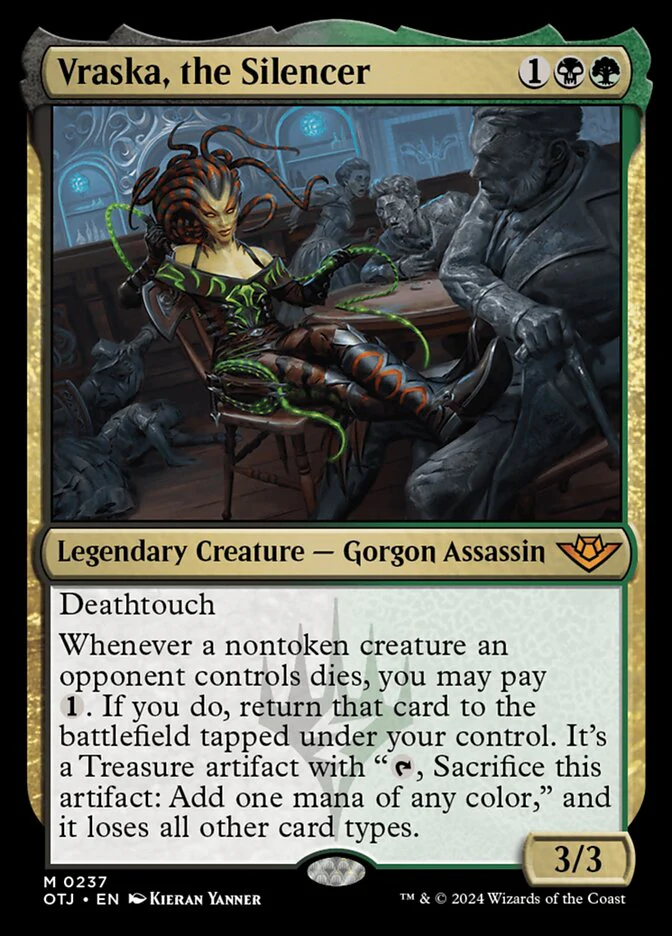 Vraska, the Silencer 237/286 (Outlaws of Thunder Junction)