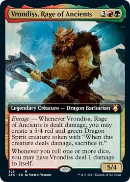 Vrondiss Rage of Ancients Extended Art 328/62 (Commander: Adventures in the Forgotten Realms)