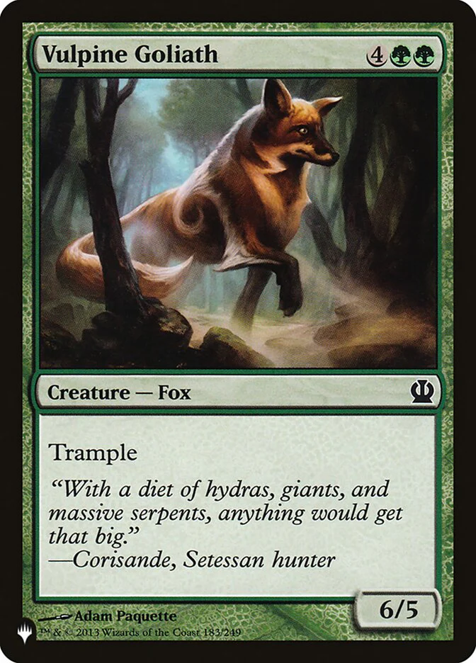 Vulpine Goliath THS-183/5075 (The List Reprints)