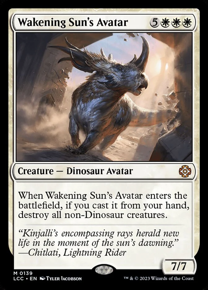 Wakening Sun's Avatar 139/370 (Commander: The Lost Caverns of Ixalan)