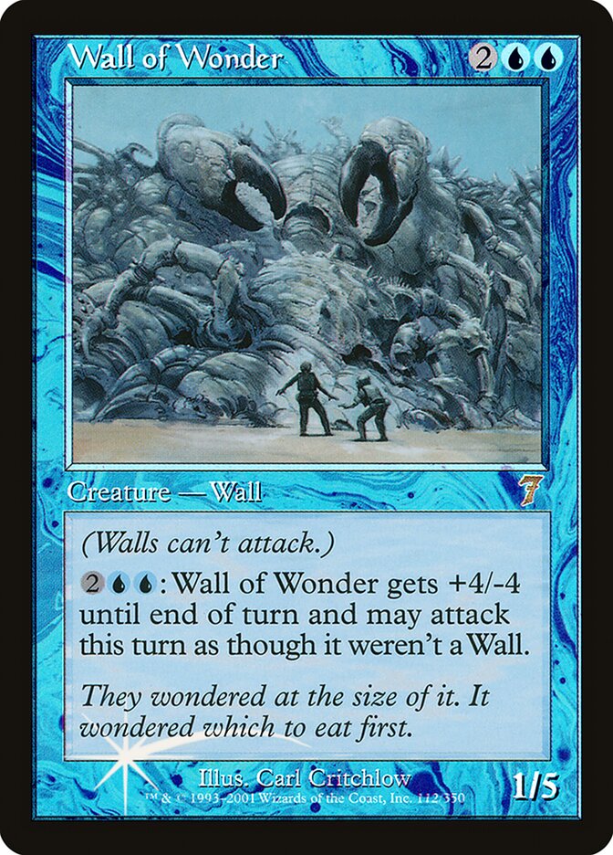 Wall of Wonder 112★/350 (7th Edition)  - Foil