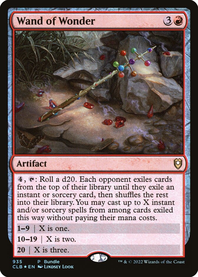 Wand of Wonder CLB Bundle 935 (Unique and Miscellaneous Promos) - Foil