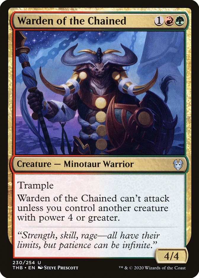 Warden of the Chained 230/254 (Theros Beyond Death)  - Foil
