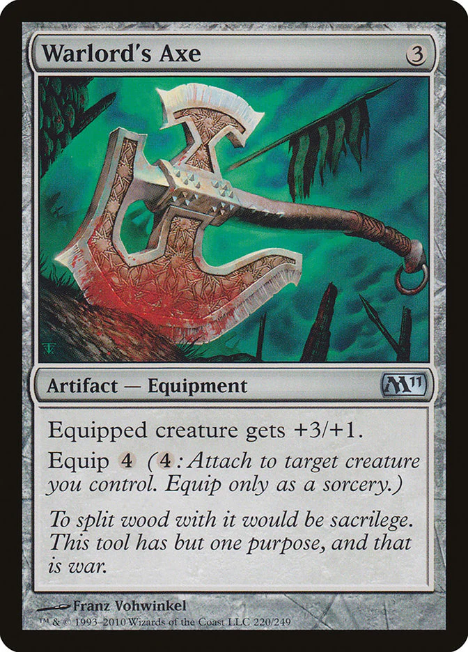 Warlord's Axe 220/249 (Magic 2011 (M11))