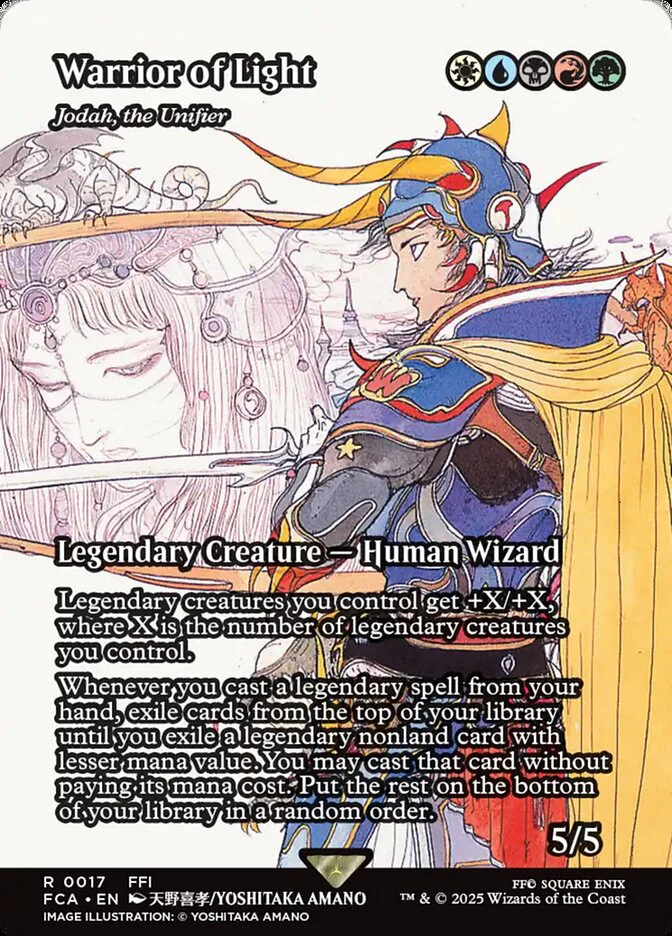 Warrior of Light - Jodah, the Unifier 17 (FINAL FANTASY: Through the Ages)  - Showcase Foil