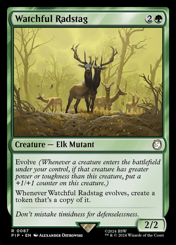 Watchful Radstag 87/326 (Universes Beyond: Fallout)