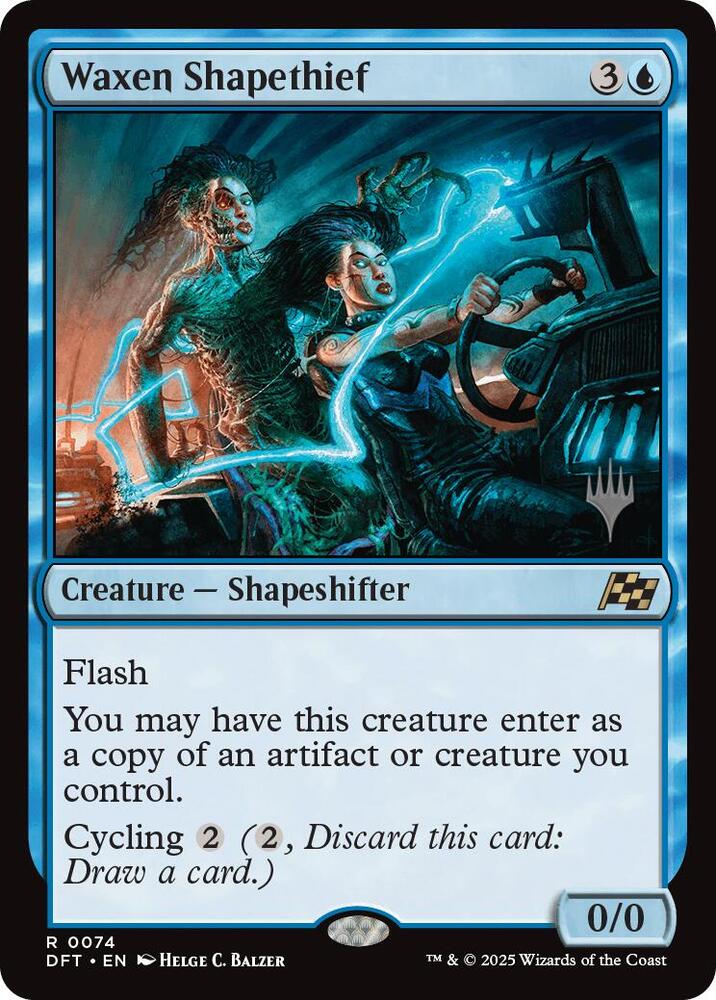 Waxen Shapethief 74 (Promo Pack: Aetherdrift)  - Foil