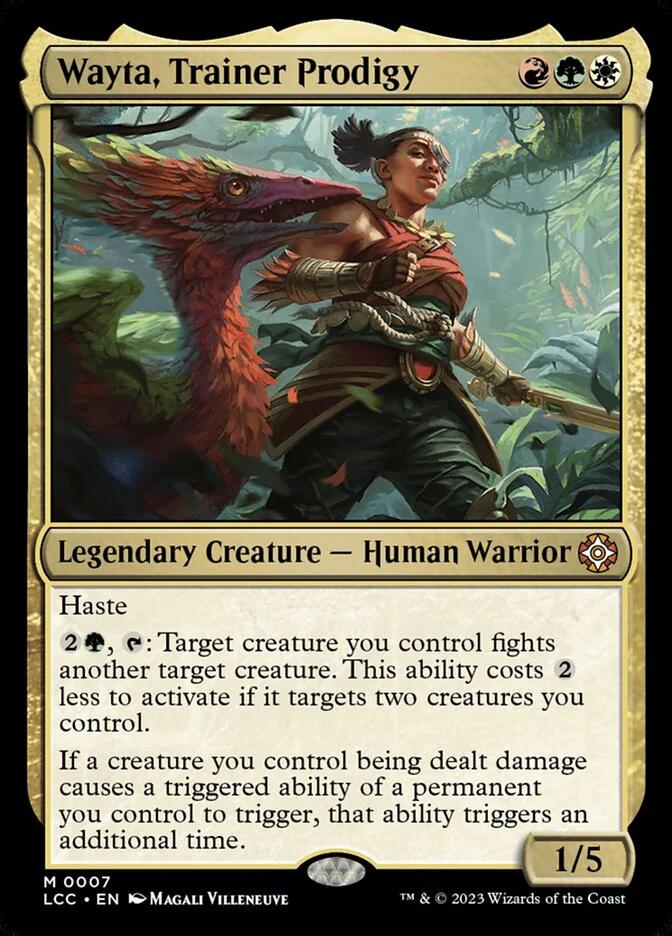Wayta, Trainer Prodigy 7/370 (Commander: The Lost Caverns of Ixalan)  - Foil