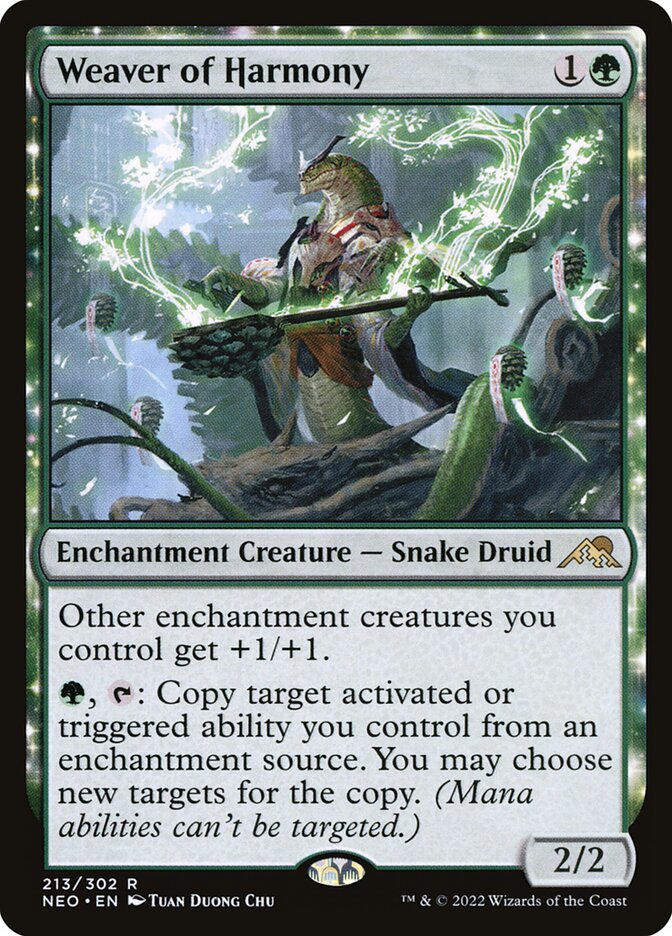 Weaver of Harmony 213/302 (Kamigawa: Neon Dynasty) - Foil