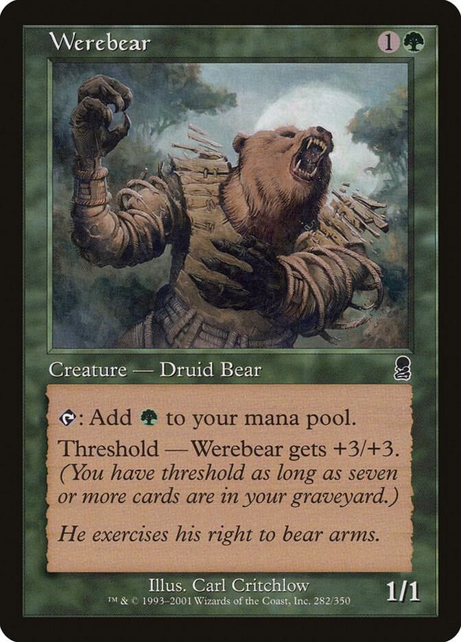 Werebear 282/350 (Odyssey)  - Foil