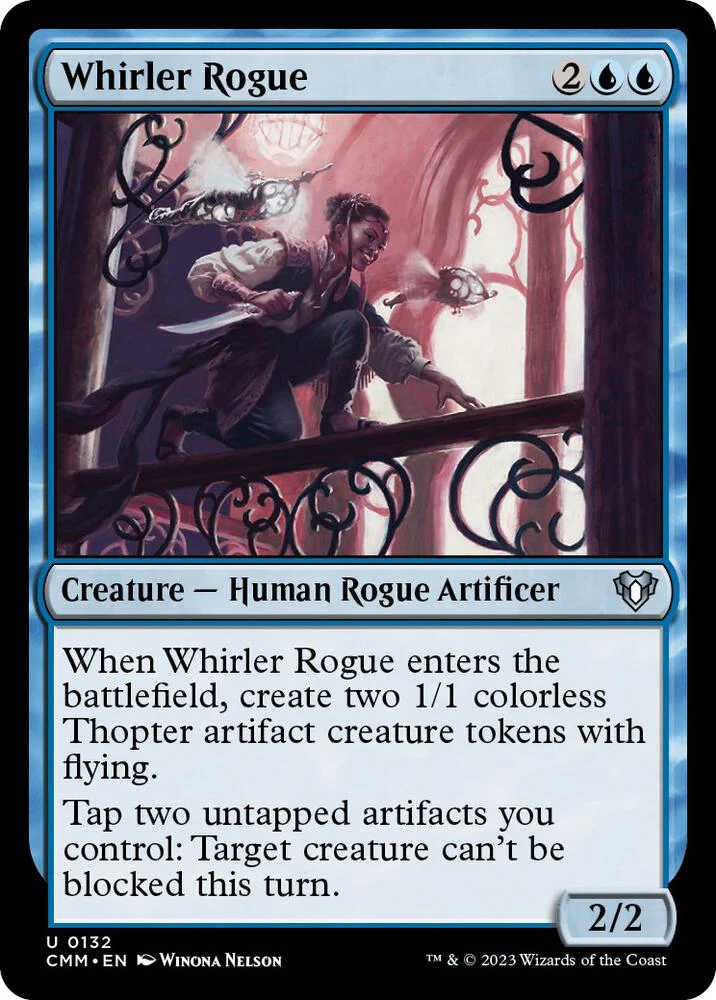 Whirler Rogue 132/451 (Commander Masters)  - Foil
