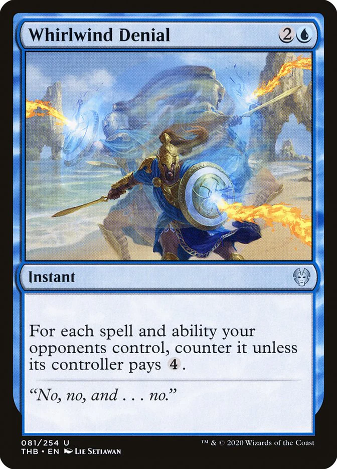 Whirlwind Denial 81/254 (Theros Beyond Death) - Foil