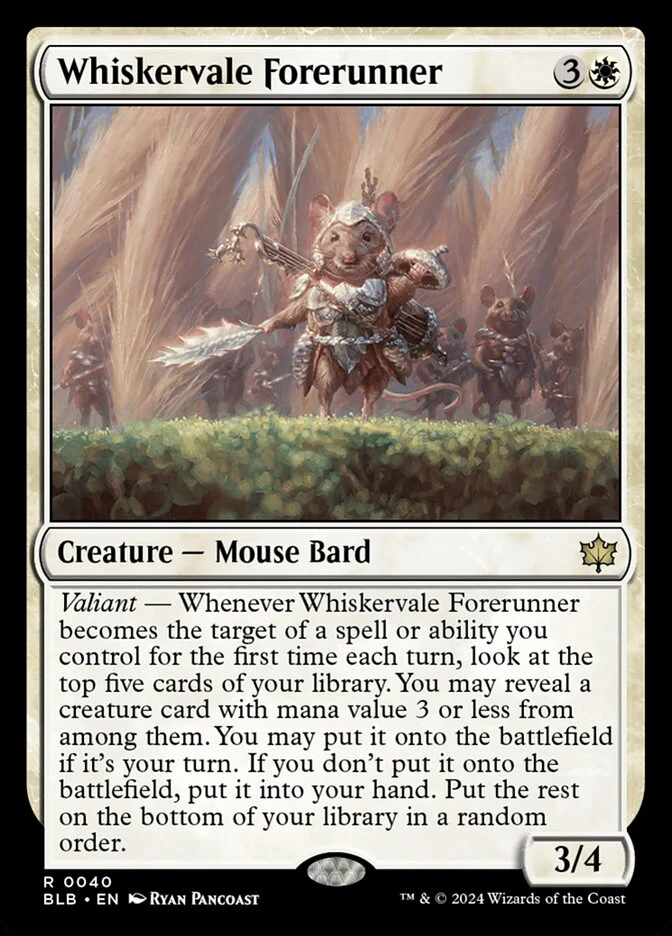 Whiskervale Forerunner 40 (Bloomburrow) - Foil
