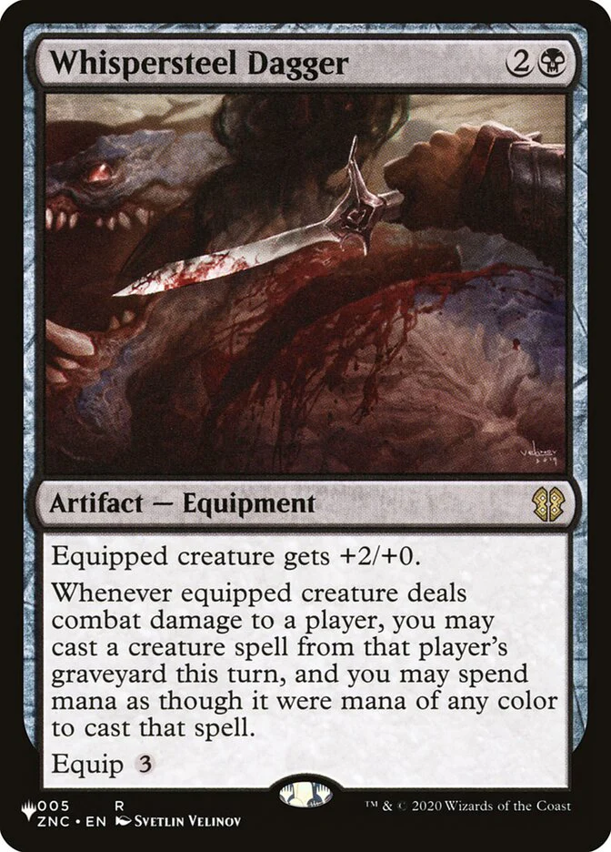 Whispersteel Dagger ZNC-5/5075 (The List Reprints)