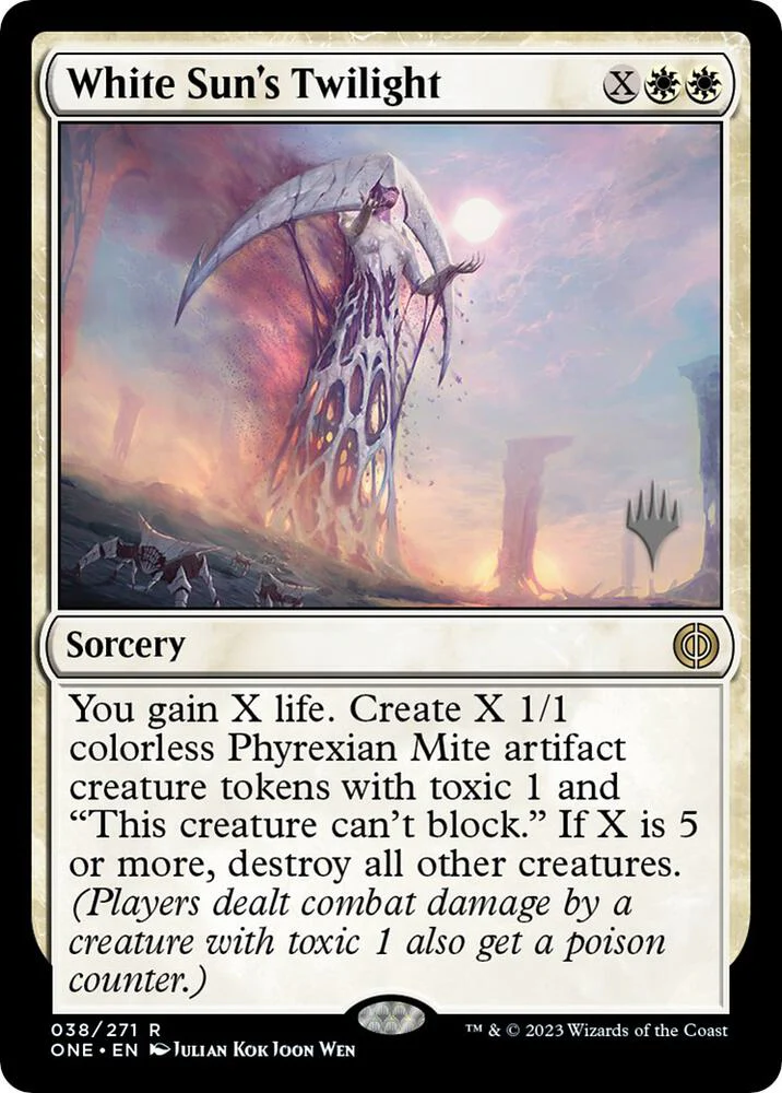 White Suns Twilight 38p/160 (Promo Pack: Phyrexia: All Will Be One)