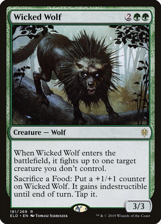 Wicked Wolf 181/269 (Throne of Eldraine)
