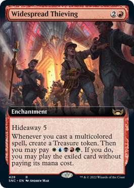 Widespread Thieving Extended Art 428/281 (Streets of New Capenna)