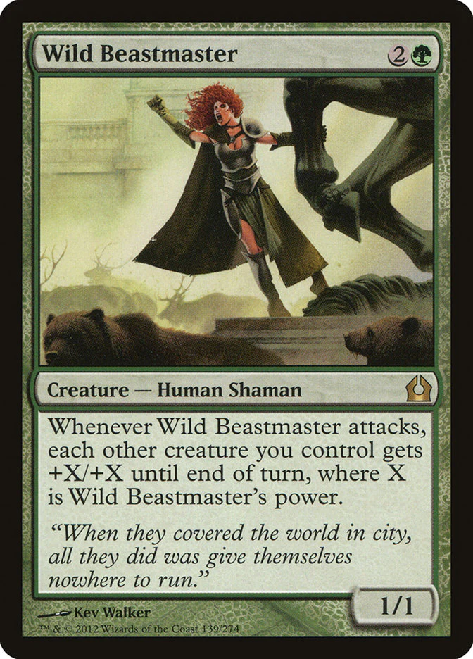 Wild Beastmaster 139/274 (Return to Ravnica)