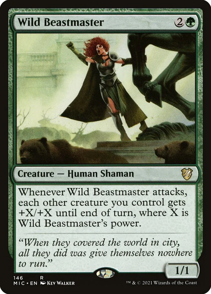 Wild Beastmaster 146/38 (Commander: Innistrad: Midnight Hunt)