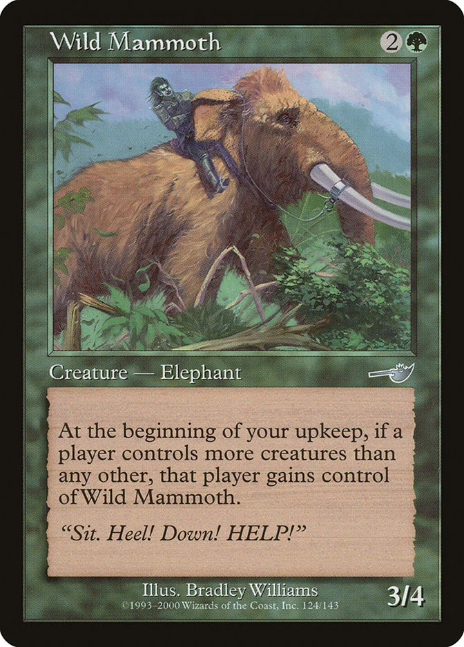 Wild Mammoth 124/143 (Nemesis) - Foil