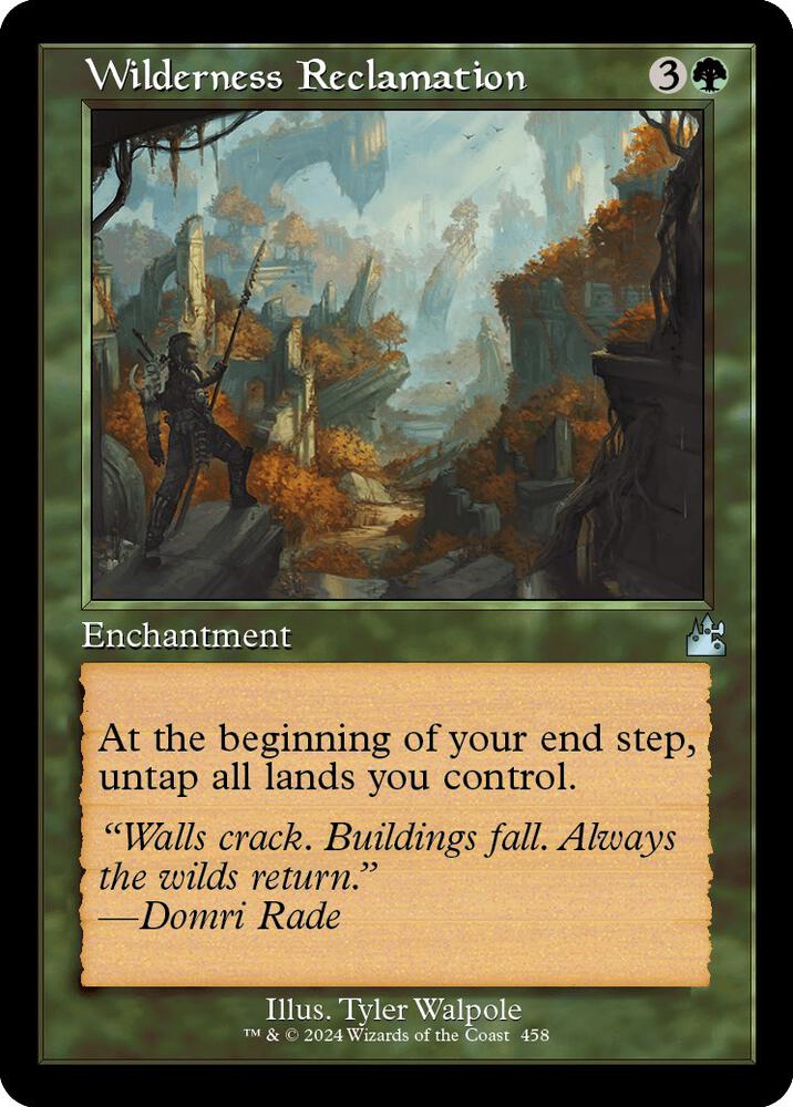 Wilderness Reclamation 458/291 (Ravnica Remastered)