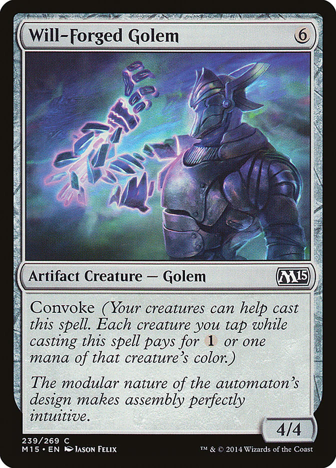 Will-Forged Golem 239 (Magic 2015 (M15))