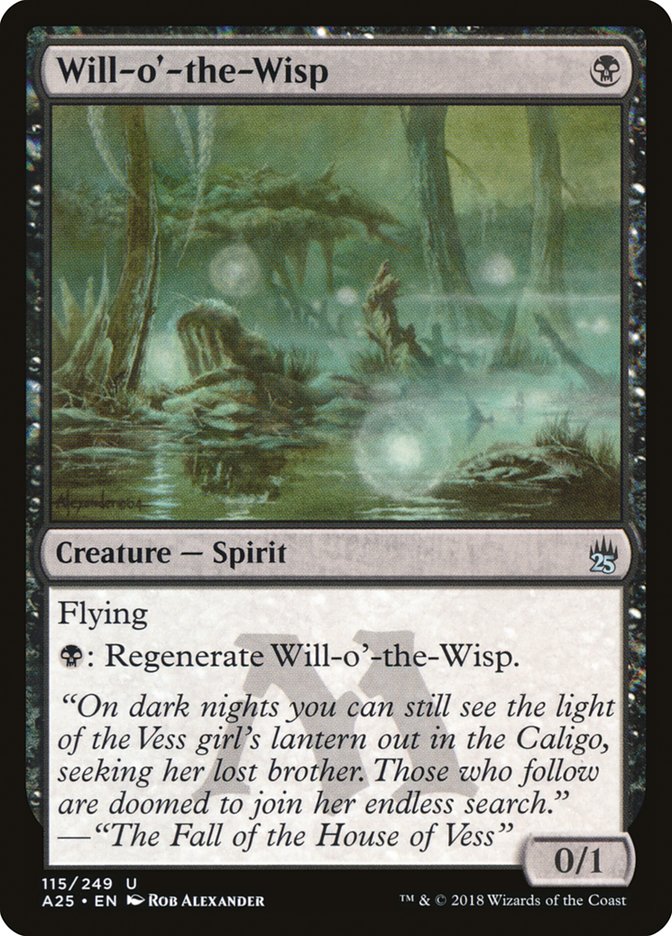 Will-o'-the-Wisp 115/249 (Masters 25) - Foil