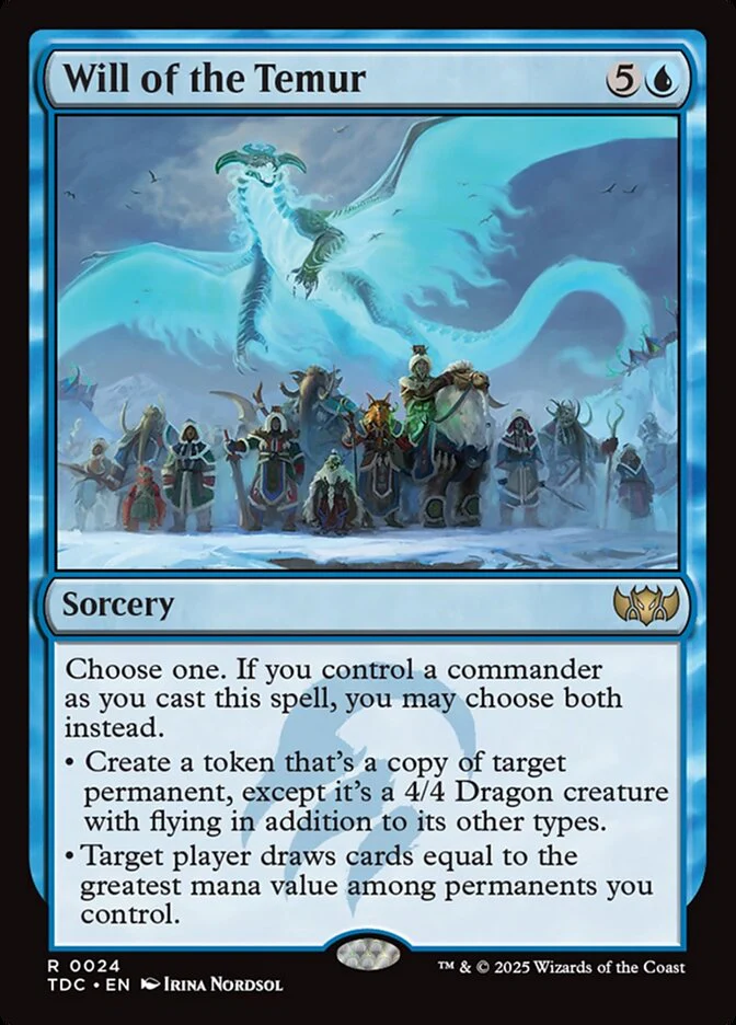 Will of the Temur 24/413 (Commander: Tarkir: Dragonstorm)