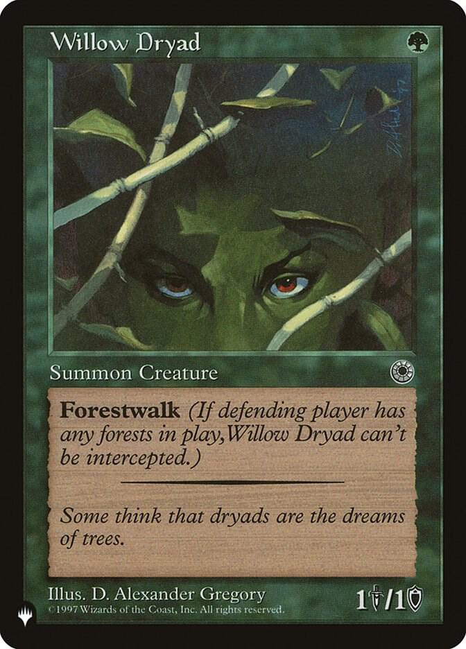 Willow Dryad POR-193/5075 (The List Reprints)