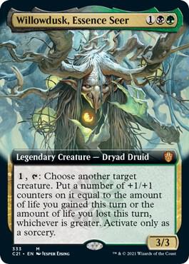 Willowdusk Essence Seer Extended Art 333 (Commander 2021)