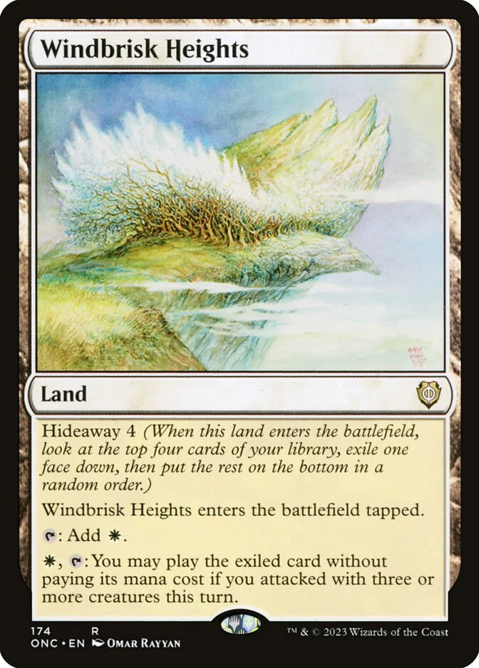 Windbrisk Heights 174/28 (Commander: Phyrexia: All Will Be One)