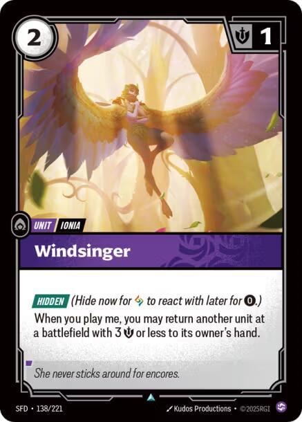 Windsinger 138/221 (Spiritforged) - Foil