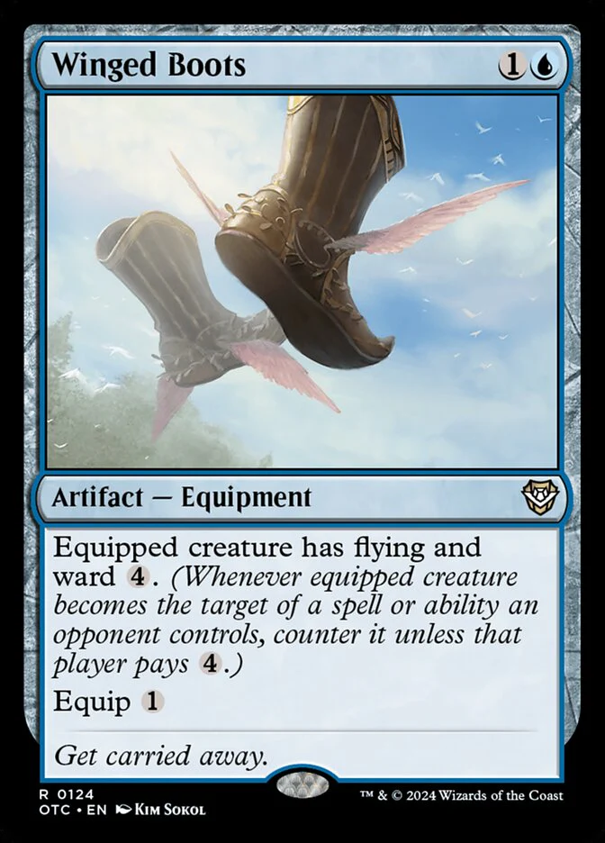 Winged Boots 124/342 (Commander: Outlaws of Thunder Junction)