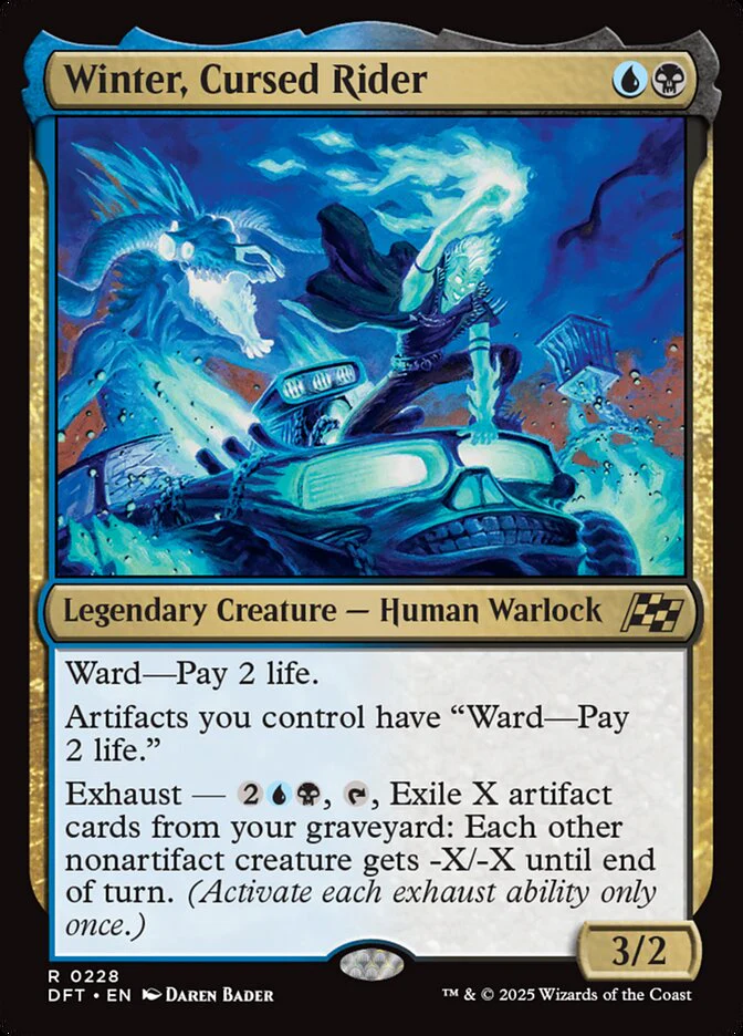 Winter, Cursed Rider 228/291 (Aetherdrift)