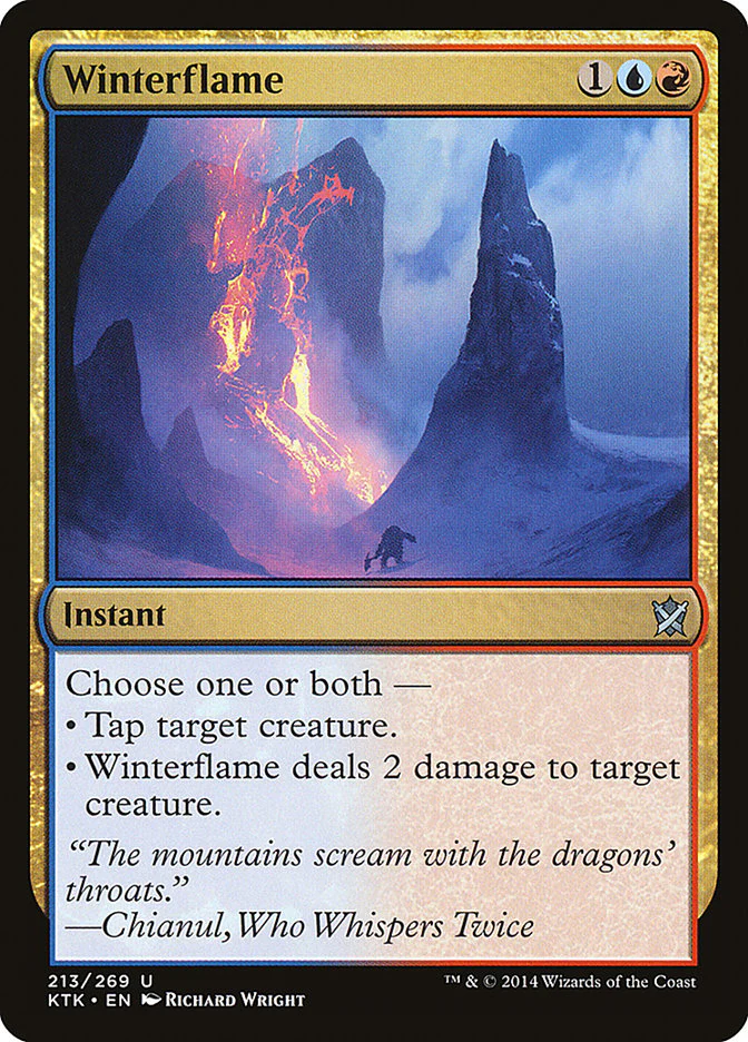 Winterflame 213 (Khans of Tarkir) - Foil