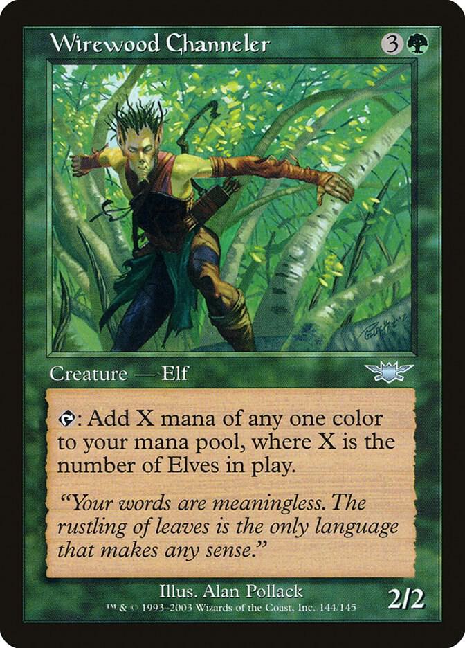 Wirewood Channeler 144/145 (Legions)  - Foil