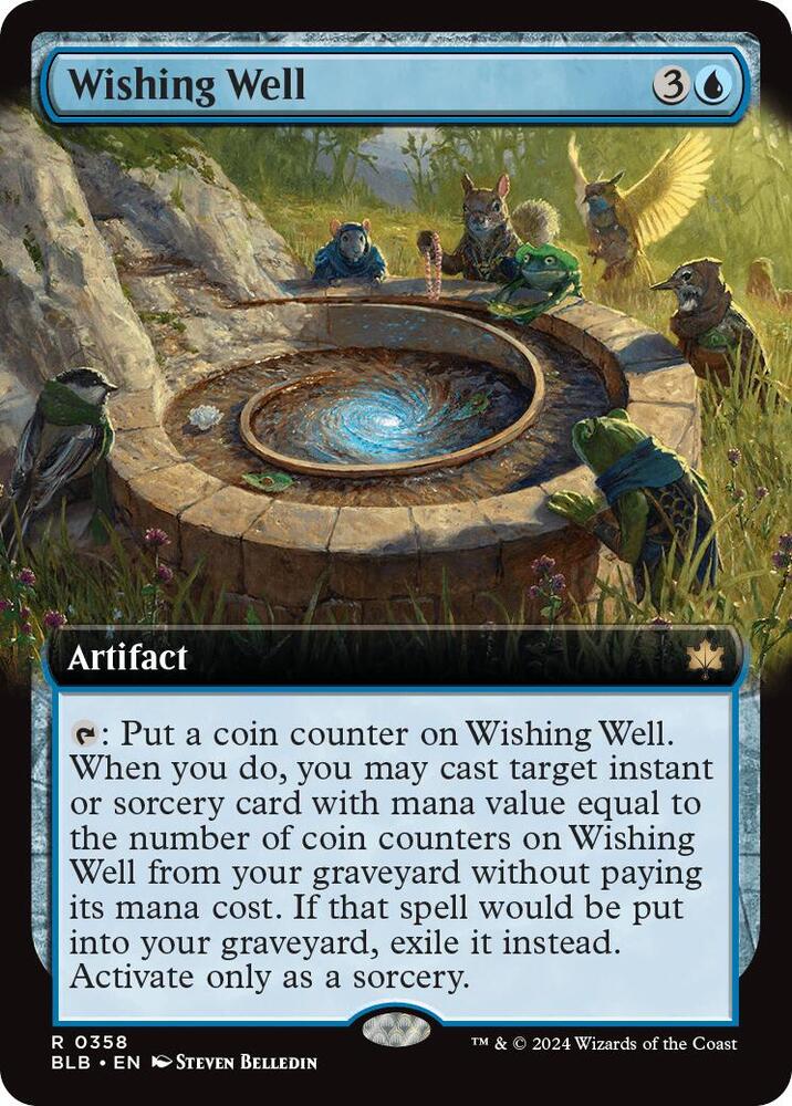 Wishing Well 358/281 (Bloomburrow)  - Extended Art Foil