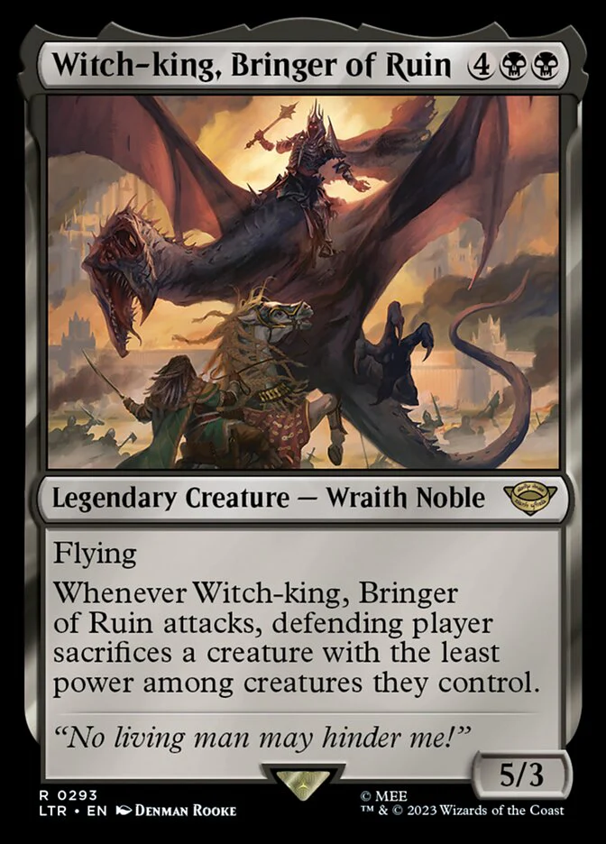 Witch-king, Bringer of Ruin 293/281 (Universes Beyond: The Lord of the Rings: Tales of Middle-earth)