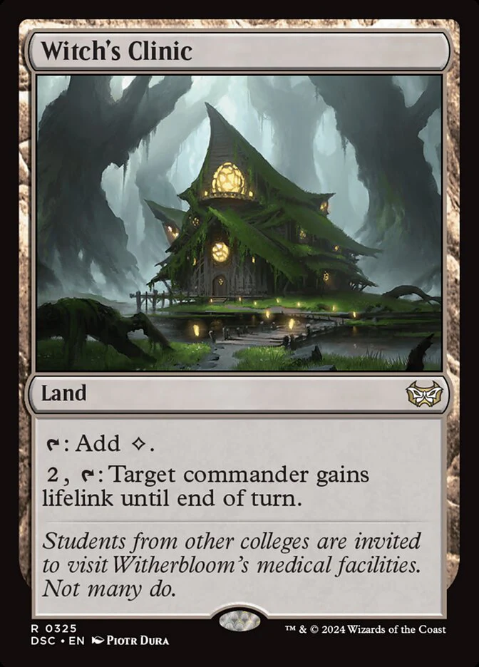 Witch's Clinic 325/40 (Commander: Duskmourn: House of Horror)