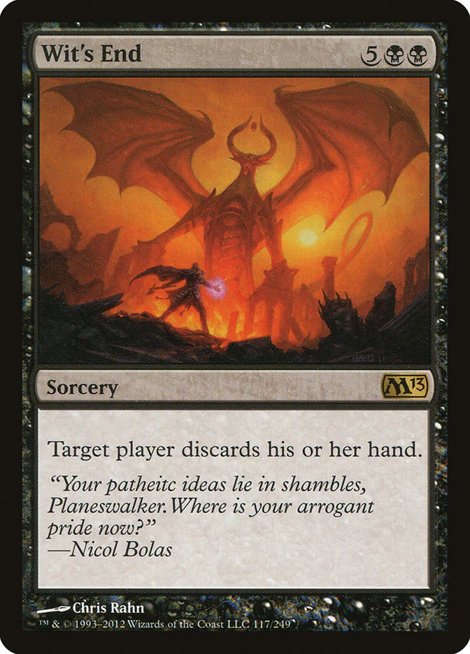 Wit's End 117/249 (Magic 2013 (M13))  - Foil