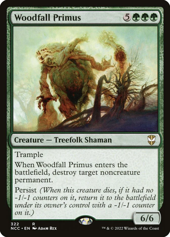 Woodfall Primus 322 (Commander: Streets of New Capenna)