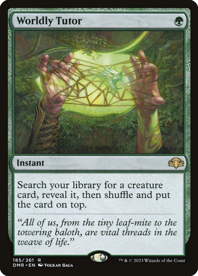 Worldly Tutor 185/261 (Dominaria Remastered)