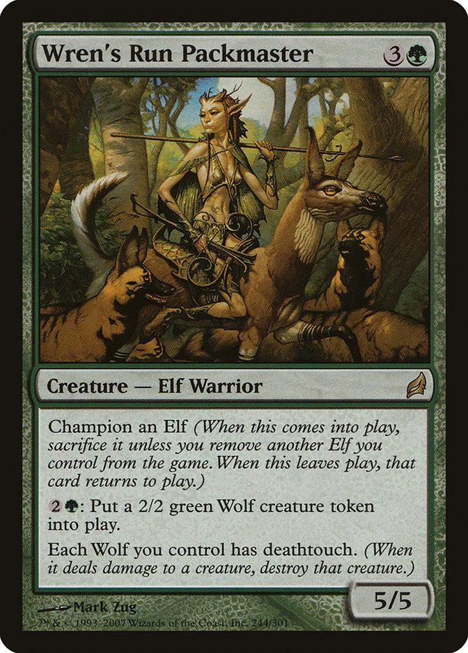 Wren's Run Packmaster 244/301 (Lorwyn)  - Foil