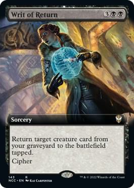 Writ of Return Extended Art 143/93 (Commander: Streets of New Capenna)